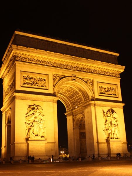 Arc de Triomphe, Paris, France. 