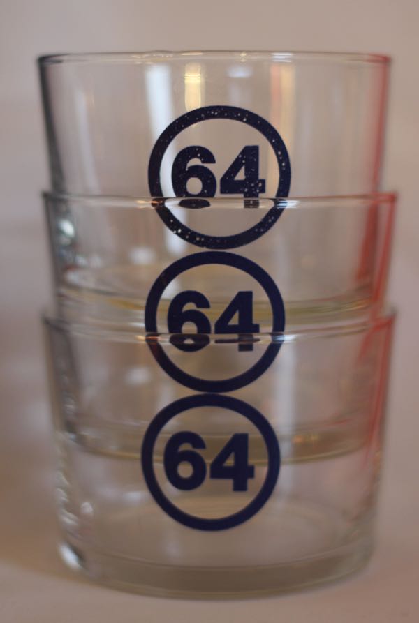 Unique gift from France 64 Glasses