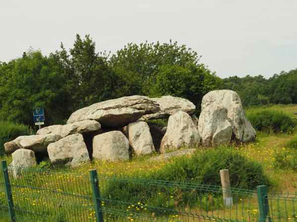 One of the megalithic dolmens at Carnac