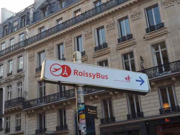 Roissybus shuttle from CDG to Paris. J Chung