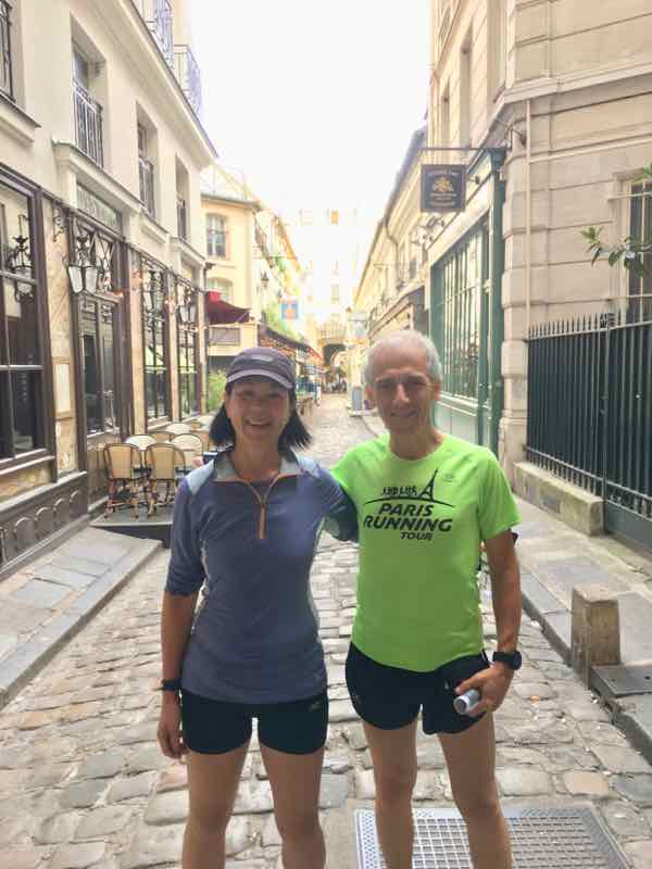 Janice Chung and Jean-Charles of Paris Running Tours