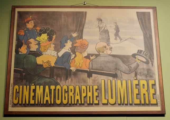 Poster at the Lumière Museum In Lyon