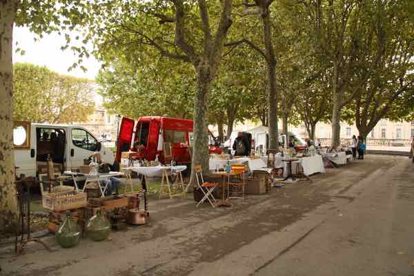 Brocante at Place Royale de Péyrou Montpellier 