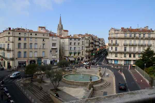 Esplanade Leo Mallet in Montpellier (J. Chung)