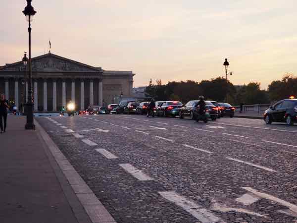 Stones from the Bastille fortress at Pont de la Concorde