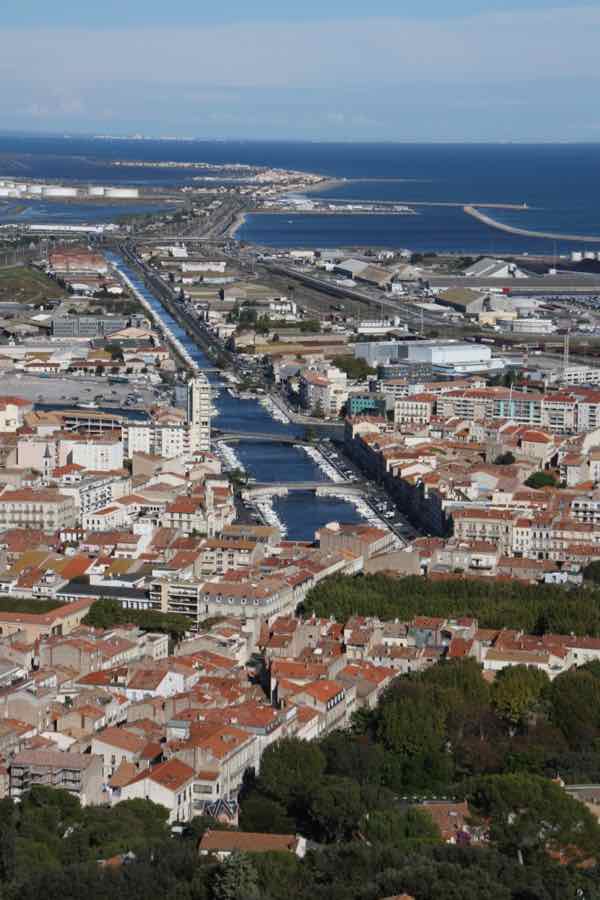 View from Mont St-Clair in Sete