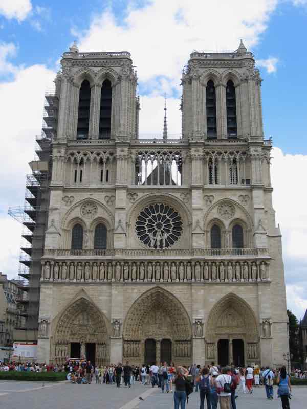 Point zero is right in front of Notre Dame Cathedral, Paris (J. Chung)