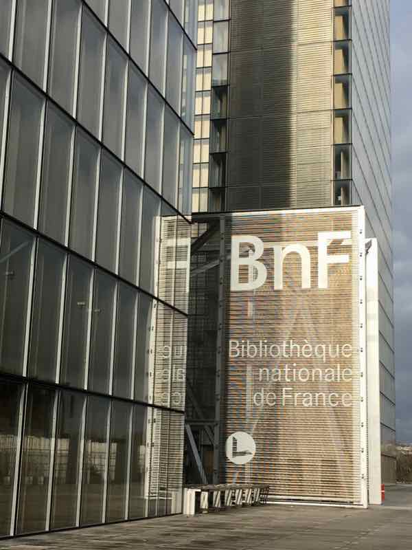 Four National Library of France sites: Francois Mitterrand library