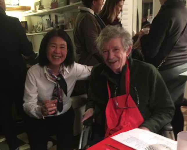 Janice Chung and Jim Haynes