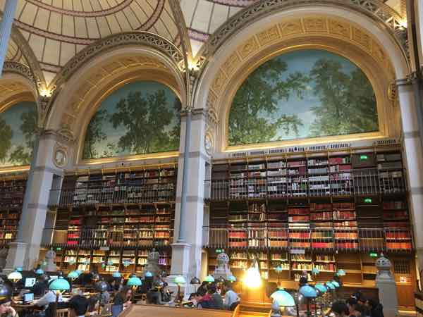 Four National Library of France sites: Richelieu site's Labrouste Reading Room (J. Chung