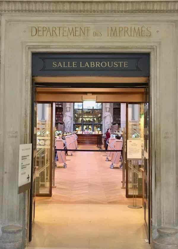 Labrouste Reading Room at the National Library of France Richelieu Site (J. Chung)