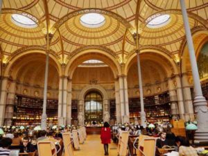 One of the National Library of France sites: Richelieu Library, Paris (J. Chung)