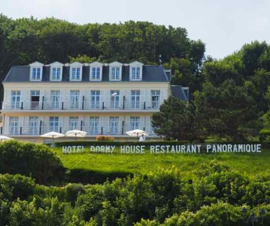 Dormy House Restaurant with reasonably-priced lunch with panoramic views of Etretat
