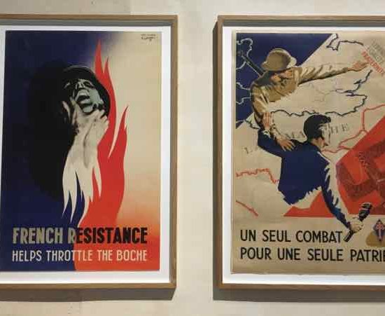French Resistance posters from the Musee de l'ordre de la liberation, Paris--Life In Paris During WWII