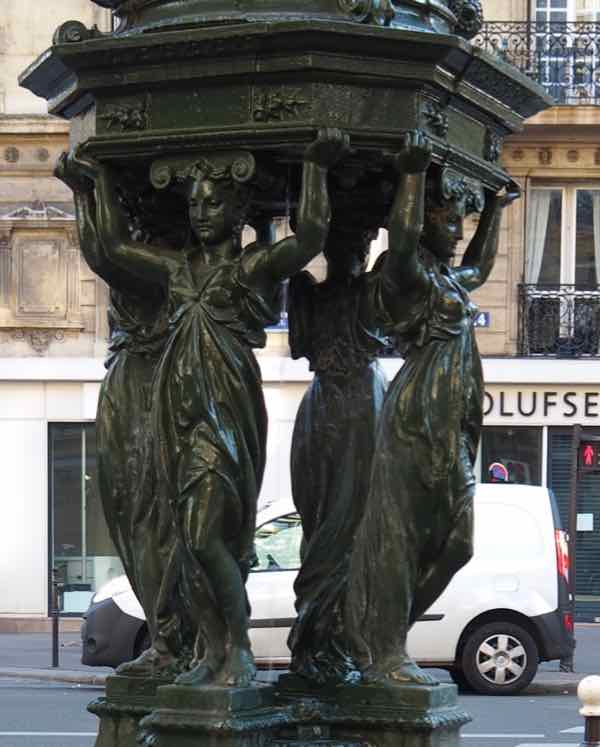 Four caryatids-Wallace Fountain (J. Chung)