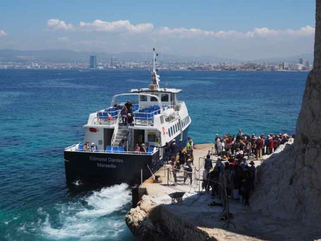 Ferry back to Marseille from Chateau d'If (J. Chung)