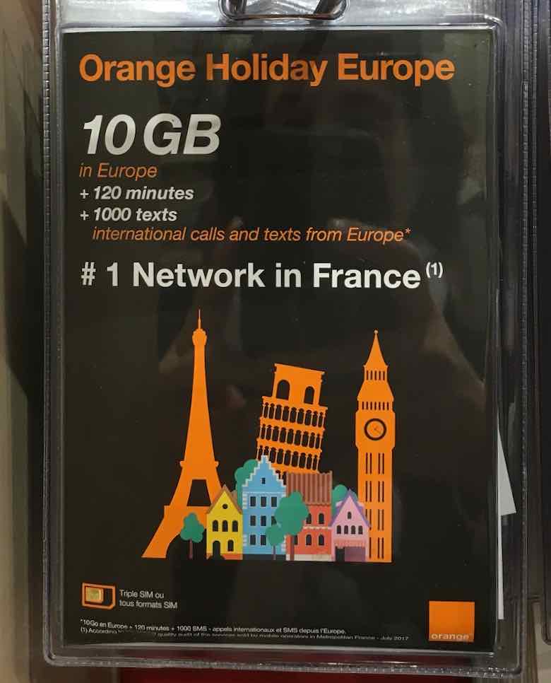 Orange Holiday SIM (J. Chung)