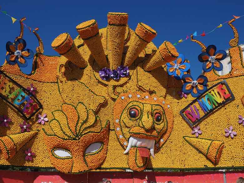 Sculptures at Fete du Citron, Menton (J. Chung)