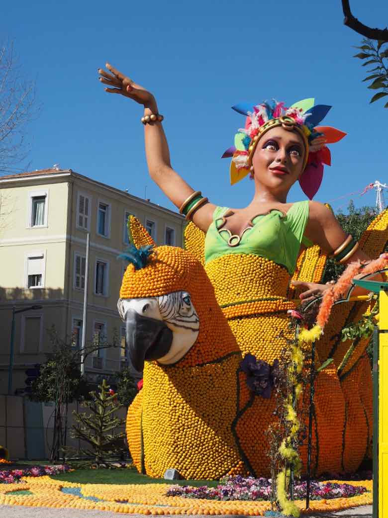 Lemon Festival in Menton sculpture (J. Chung)