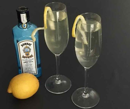 French 75 Soixante Quinze cocktail (J Chung)