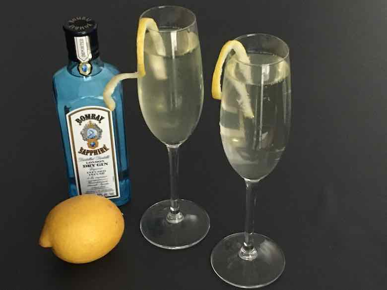 French 75 Soixante Quinze cocktail (J Chung)