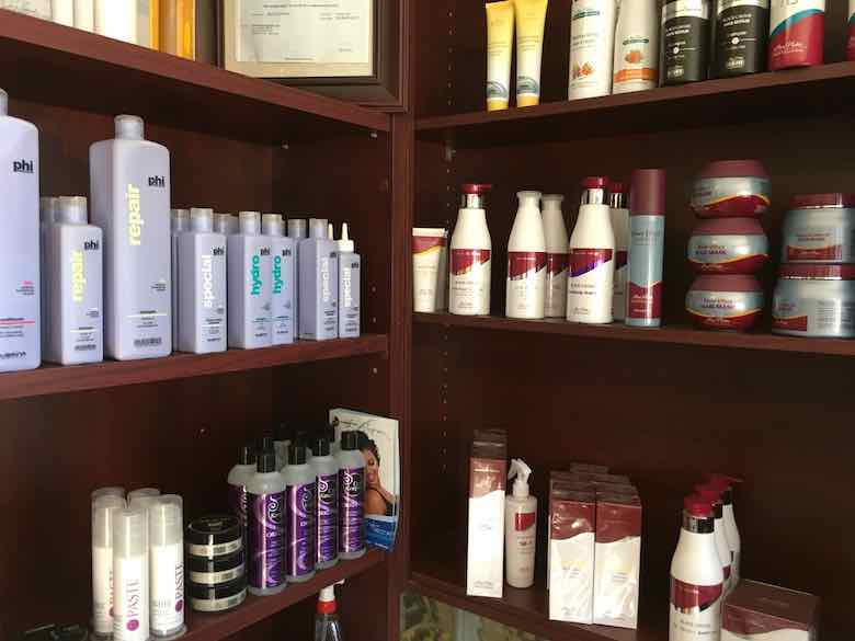 Hair salon products