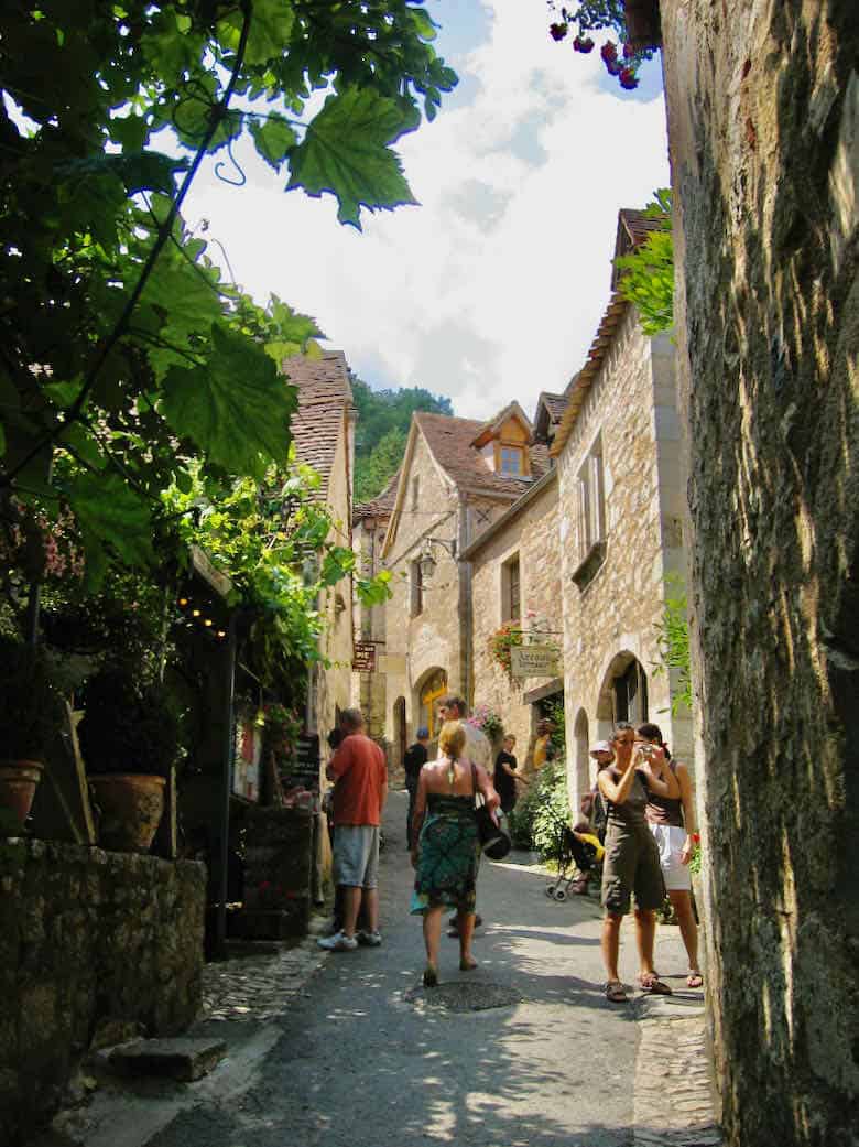 Street in Saint-Cirq-Lapopie
