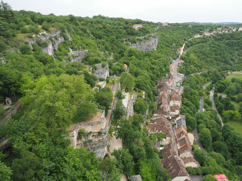 View from Chateau de Rocamadour