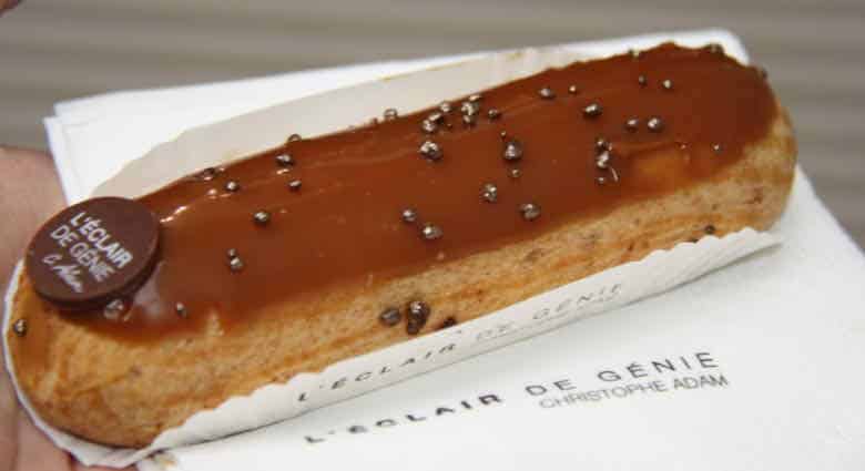 Salted caramel eclair-L'Eclair de Genie, Paris