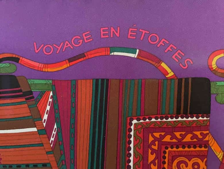 Title of Hermes scarf: Voyage en Etoffes