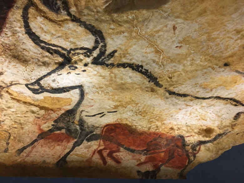 Reproduction of cave painting Lascaux IV