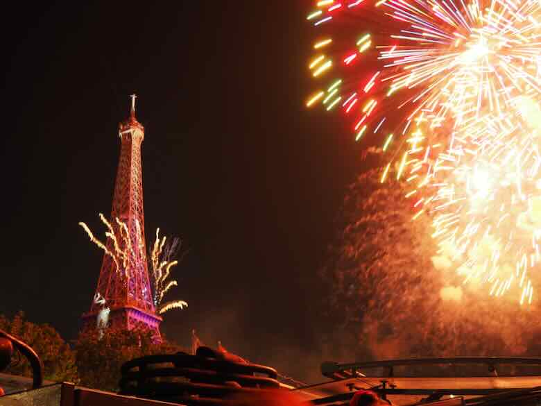 Eiffel Tower-Bastille Day Fireworks