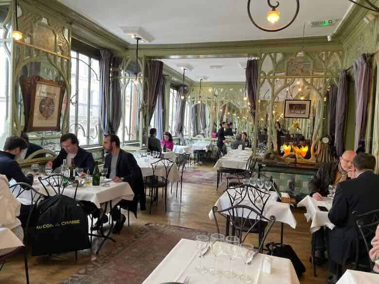 Interior of Bouillon Racine