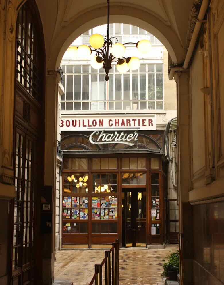 Entrance to Bouillon Chartier