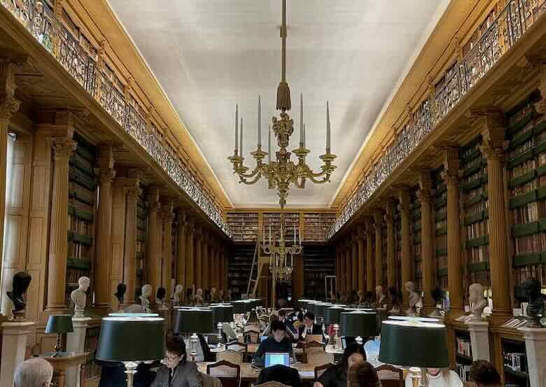 Inside Bibliotheque Mazarine-Paris