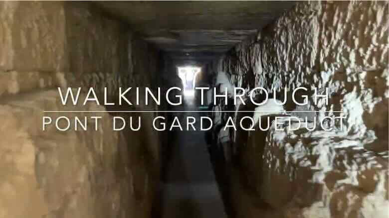 Walking Through Pont du Gard video