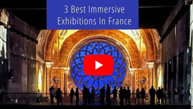 YouTube video compilation of the 3 immersive art exhibitions: Paris, Les Baux, and Bordeaux.