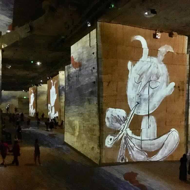 Picasso at Carrieres des Lumieres