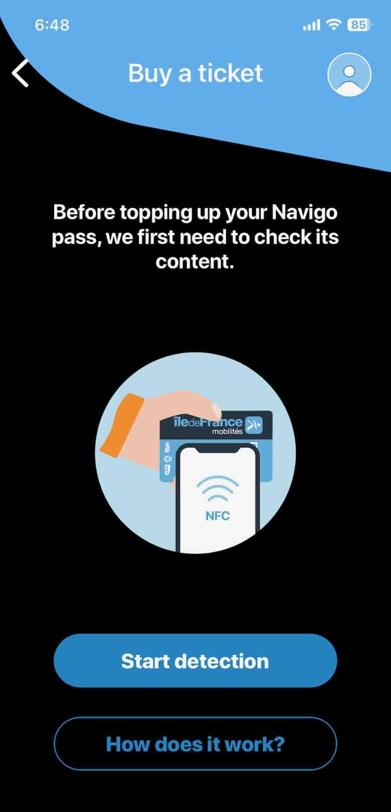 SNCF-detecting one's pass