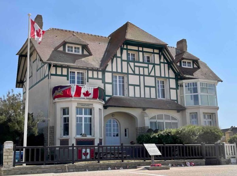 Canada House on Juno Beach. Normandy