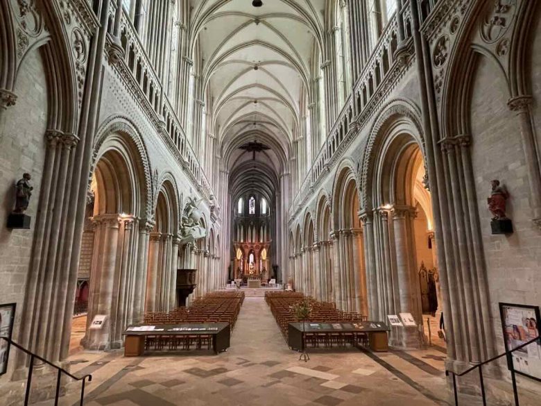Inside Cathedral Notre-Dame de Bayeux, Bayeux France