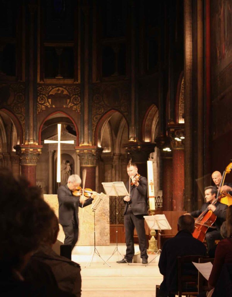 Chamber music concert at Eglise de Saint Germain de Pres in Paris