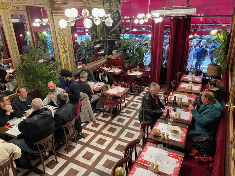 Main dining room at Le Petit Bouillon Pharamond