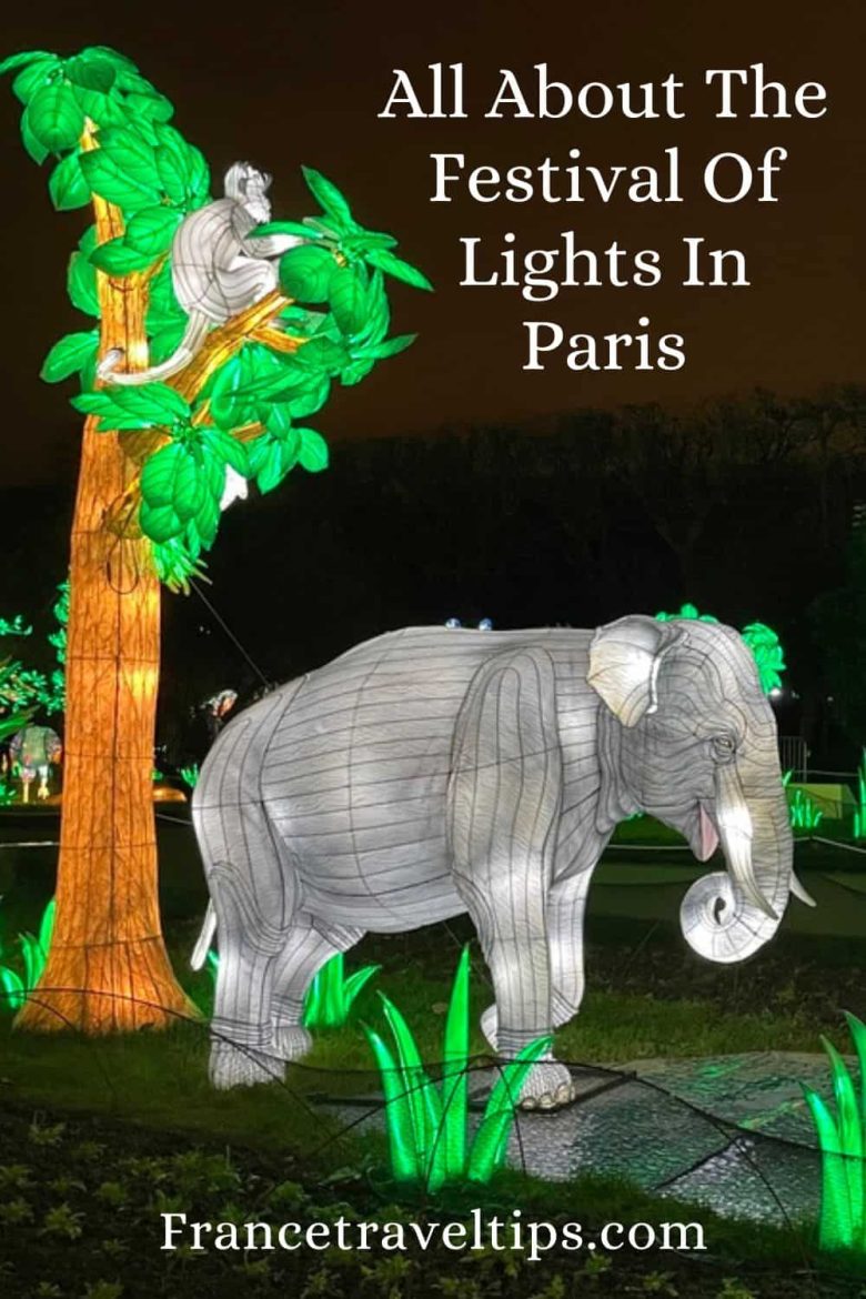 All about the Festival of Lights in Paris (Pin for Pinterest)