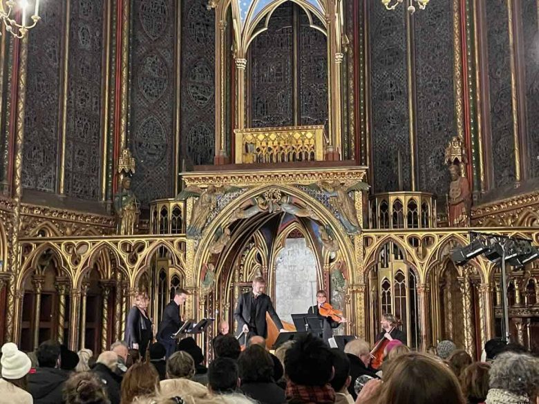 Christmas concert at Sainte-Chapelle, Paris