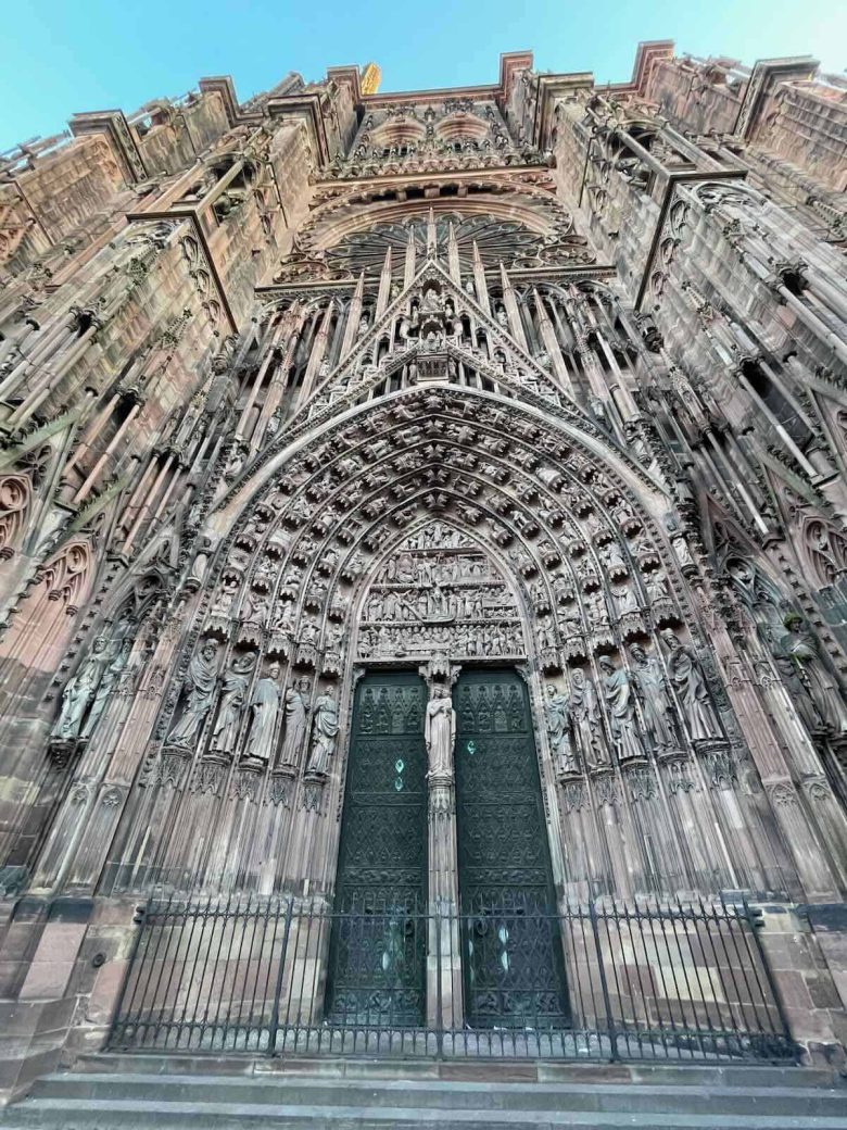 Tympanum of the central portal-Strasbourg Cathedral