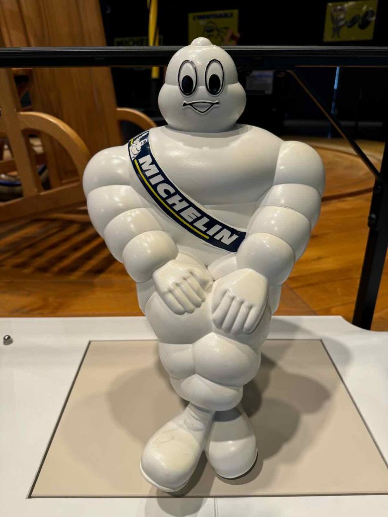 Michelin Man at L'Aventure Michelin in Clermont-Ferrand France