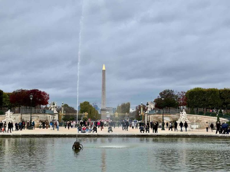 Tuileries Gardens in Paris
