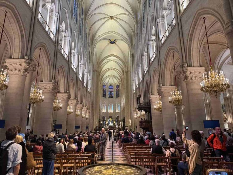 Nave at Notre Dame de Paris
