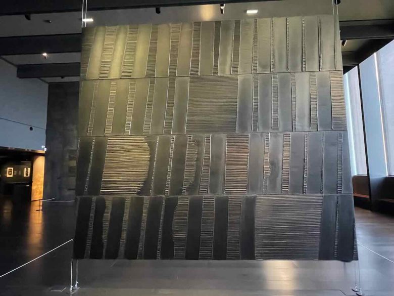 Art by Pierre Soulages at Musee Soulages.